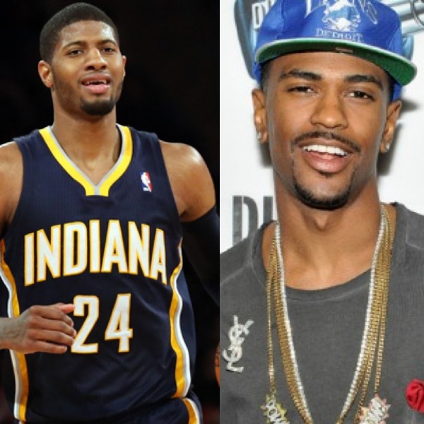 Paul George, Pacers, Big Sean, NBA, Rappers