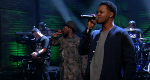 Schoolboy Q Performs “Studio” On CONAN With BJ The Chicago Kid