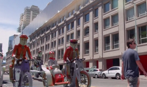 Giant Wind-Up Robots Roam The Streets Of Buenos Aires