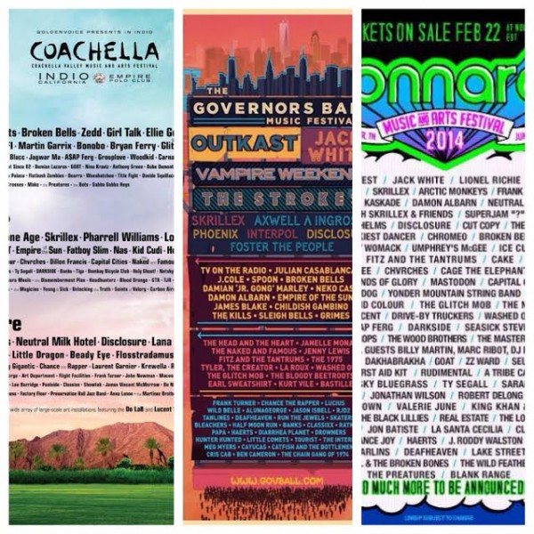 bonnaroo, coachella, governors ball, nyc, la, tennessee, music festivals, the source,