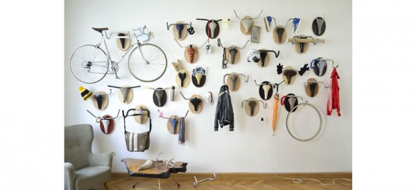 Andreas Scheiger, bicycle, faux, taxidermy