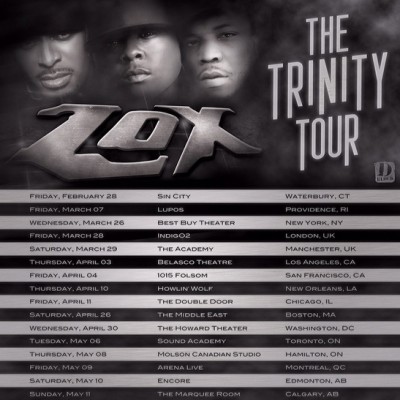 The Trinity Tour, The Lox, Sheek Louch, Styles P, Hip Hop