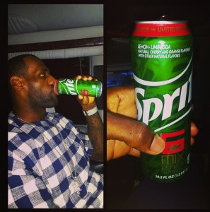 LeBron Gets His Own Sprite Drink