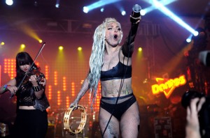 Lady Gaga Brings Fake Vomit And Other Outrageous Props To SXSW