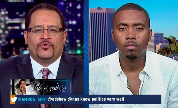 Dr. Michael Eric Dyson Interviews Nas At Georgetown University