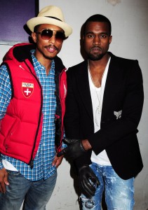 Pharrell and Kanye West