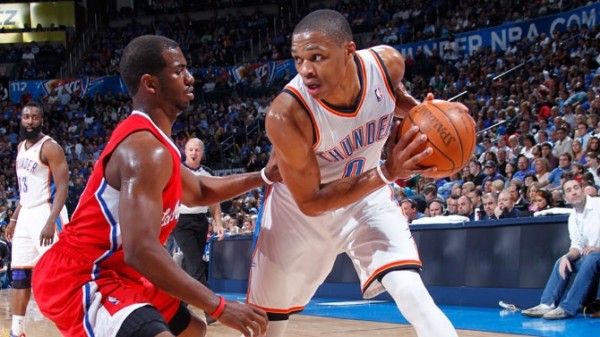 Russell Westbrook, Chris Paul, NBA Playoffs, Western Conference, Los Angeles