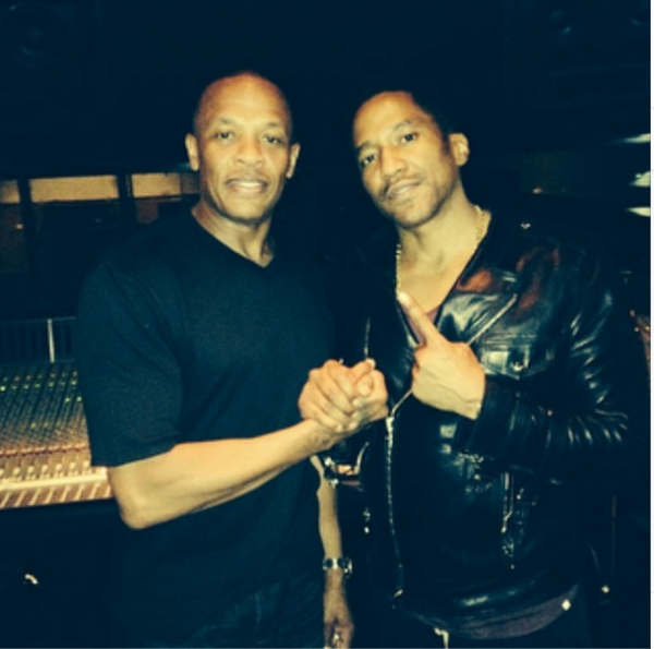 Q-Tip In The Studio With Dr.Dre