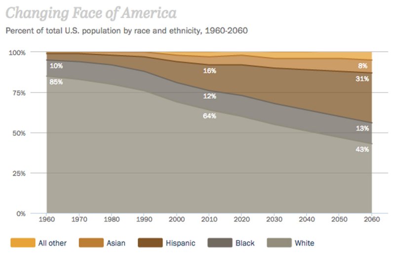 The Racial Blur of America in 2050