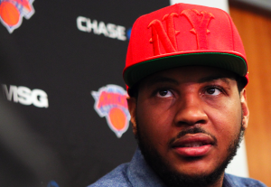 Carmelo Anthony in the All NY Red