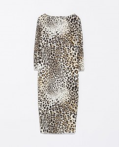 Combined Leopard Print Dress 79.90 zara.com