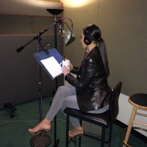 Kim Kardashian In The Studio
