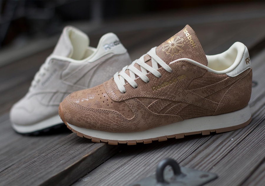 reebok classic trainers brown