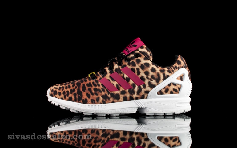 adidas zx flux leopardo