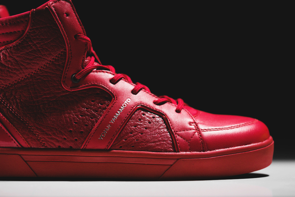Y-3 Label Has Revealed an “All Red” Edition of its Rydge High-Top Silhouette.