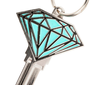 Diamond Supply Co. The Brilliant Metal Key in Diamond Blue, the source magazine, her source vices, eyepissglitter