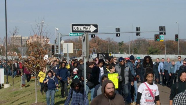 Black Friday Protests Continue Across the Saint Louis Area