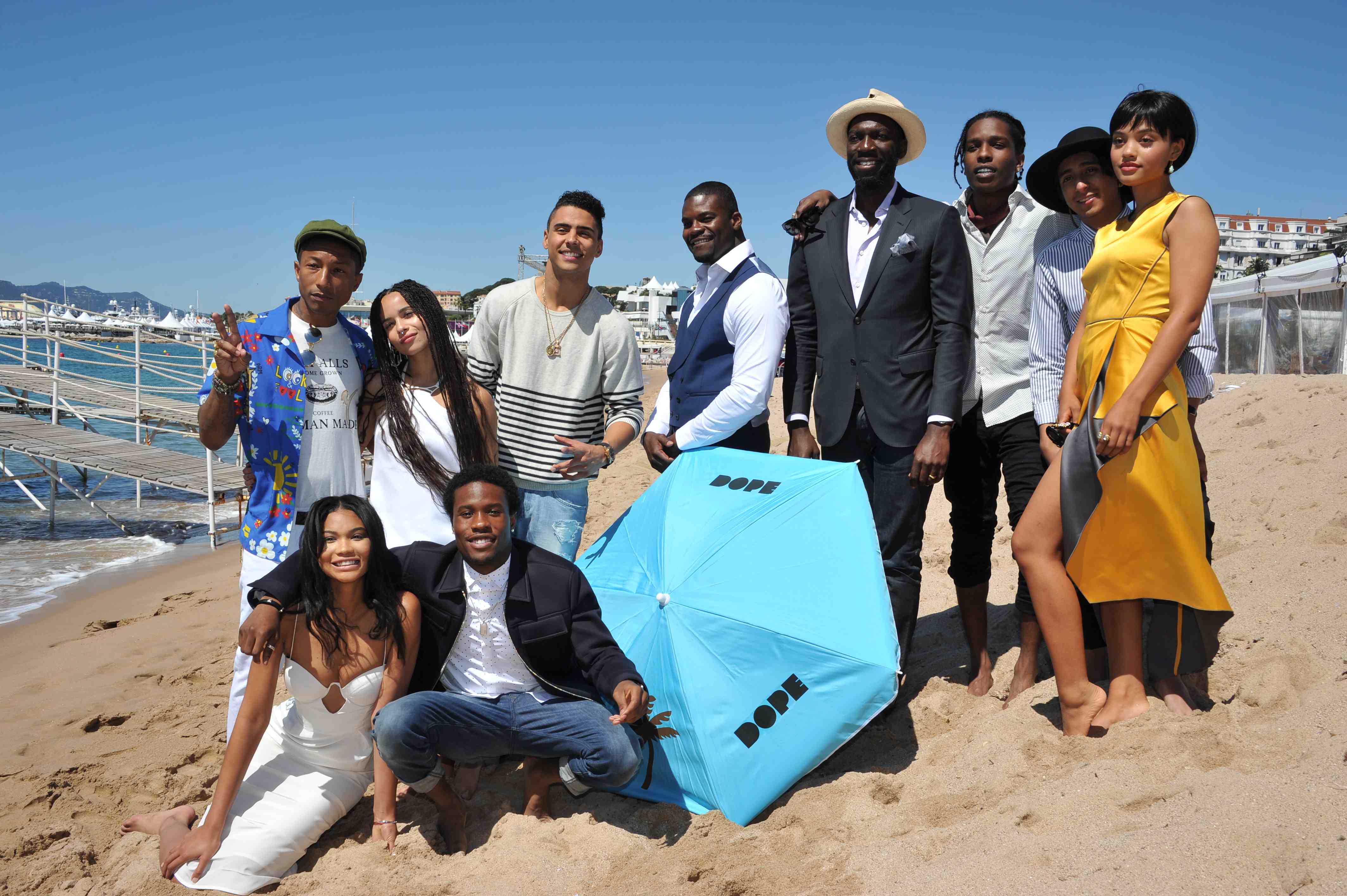 Pharrell, Zoe Kravitz, A$AP Rocky & ‘Dope’ Cast Take Cannes By Storm