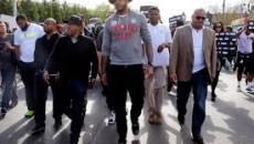Melo marches for Baltimore
