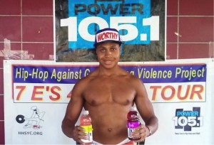 Sharieff shirt off vitaminwater