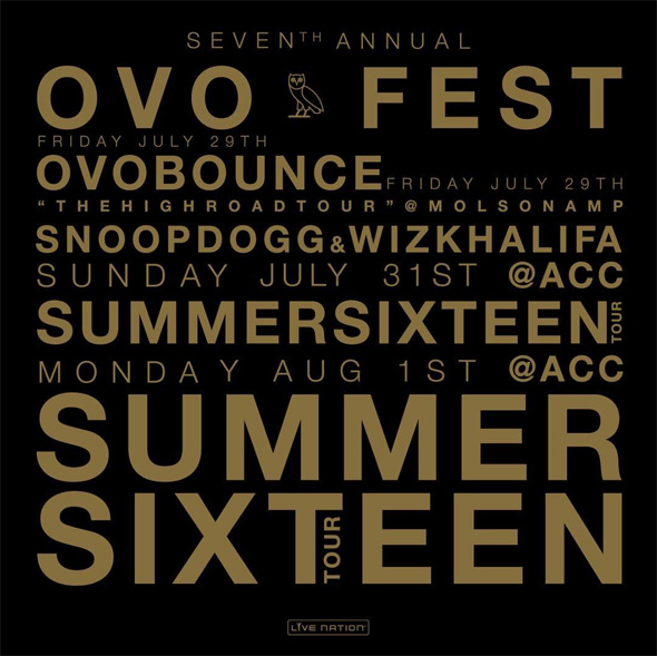 Drake Announces New OVO Festival Date
