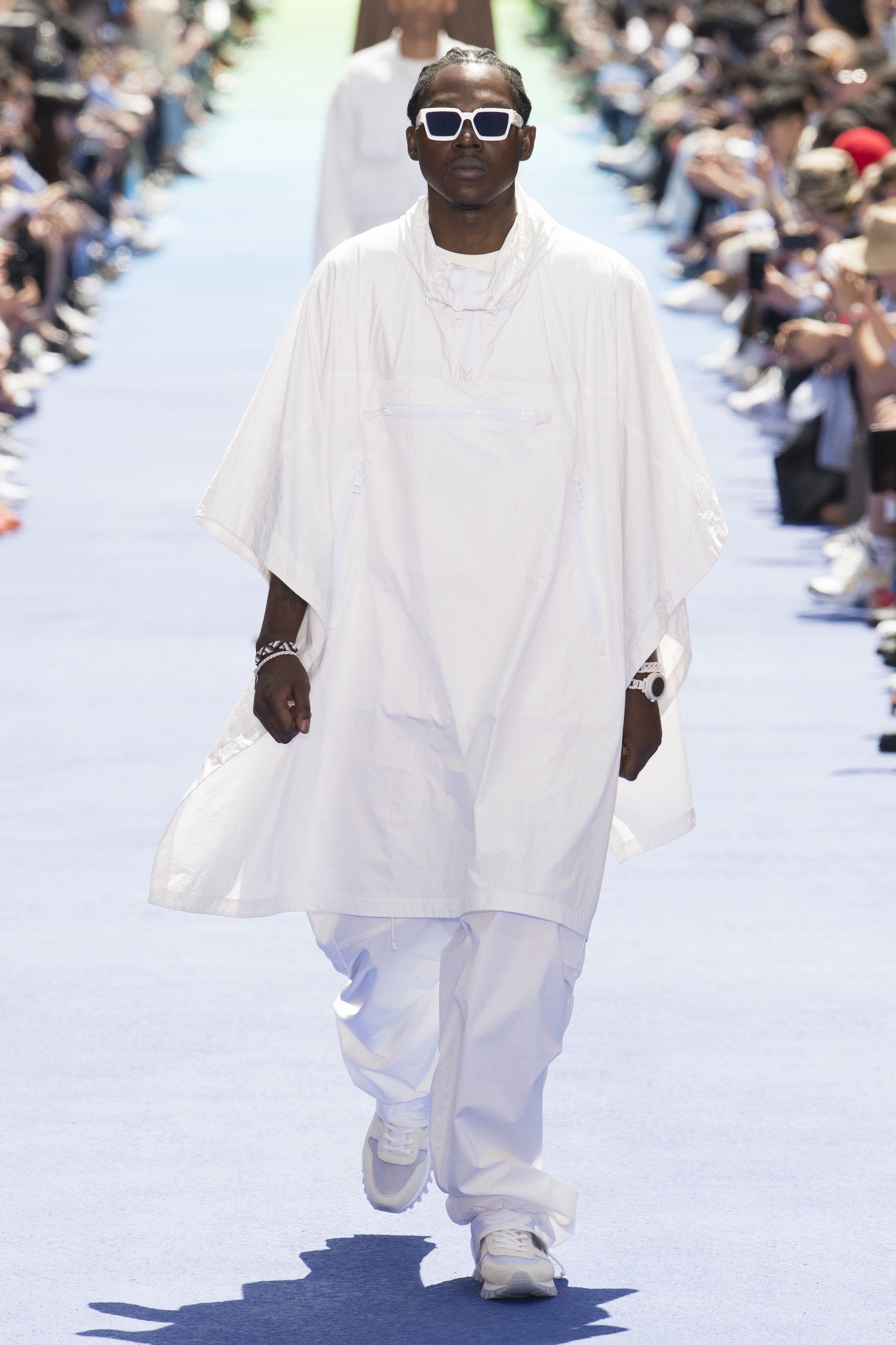 Virgil Abloh Unveiled a Literal Rainbow Runway for His Louis