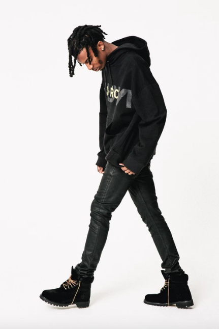 Playboi Carti: Leopard Print Track Jacket with Green Messenger Bag and  Black Sneakers - Iconic Celebrity Outfits