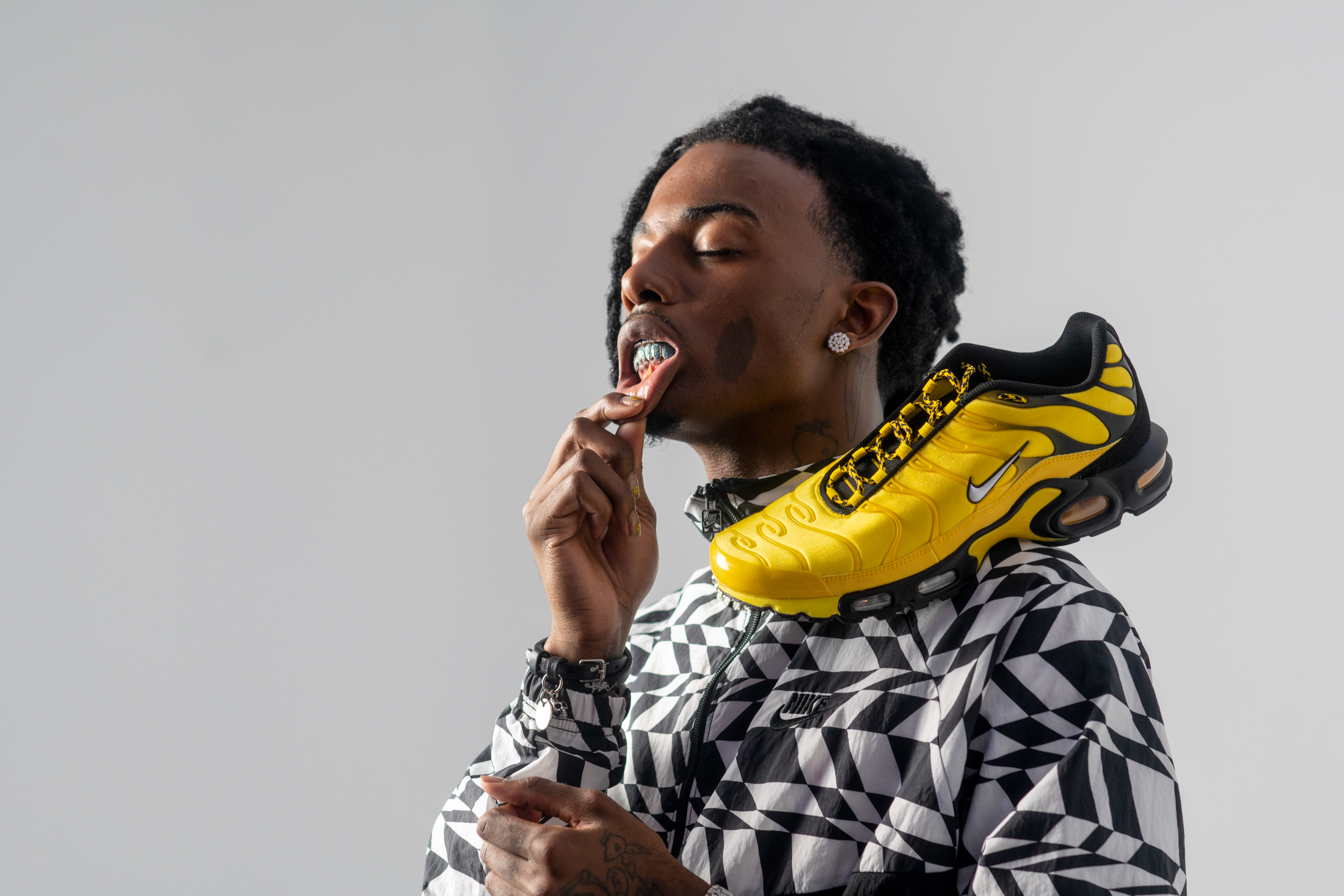 Playboi Carti Unearths Nike Frequency Pack During Studio Session