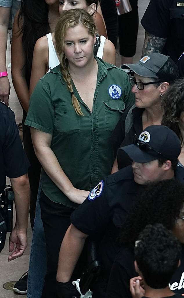 Amy Schumer Gets Detained While Protesting Against Brett Kavanaugh