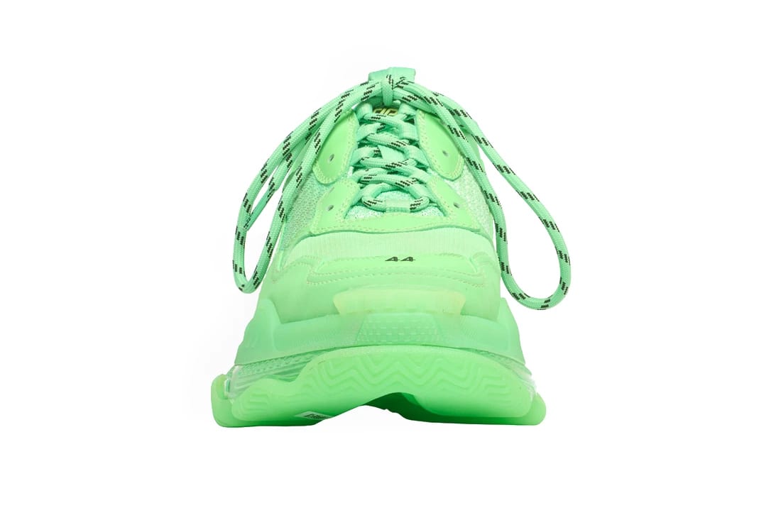 balenciaga lime green sneakers
