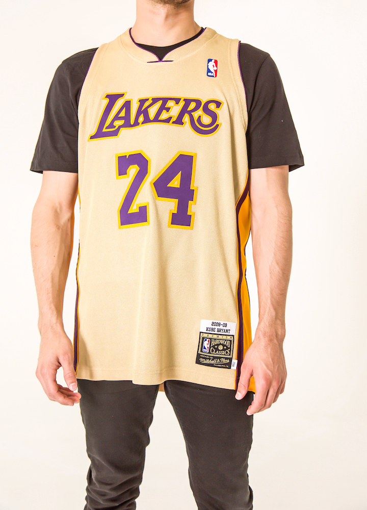 Kobe Bryant Official Nike NBA Gold Mumba Limited Edition Jersey