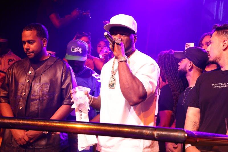 Cent And Busta Rhymes Hit Liv Miami After The Final Lap Tour Tour Stop