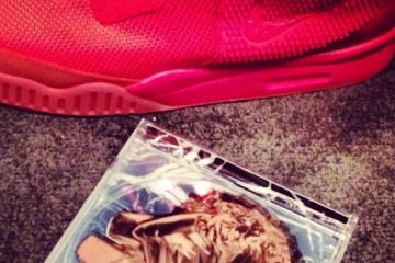 kanye west in nike air yeezy 2 red1