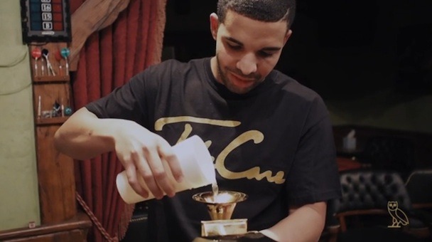 Drake Drinking Out Of Grammy