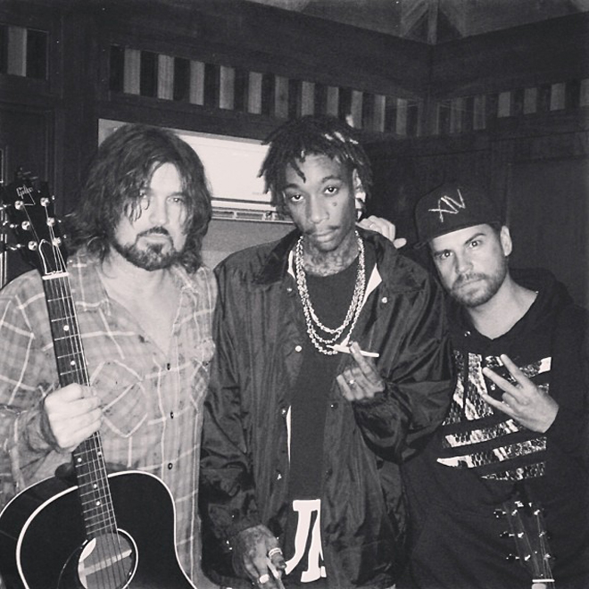 wiz khalifa and billy ray cyrus together in the studio