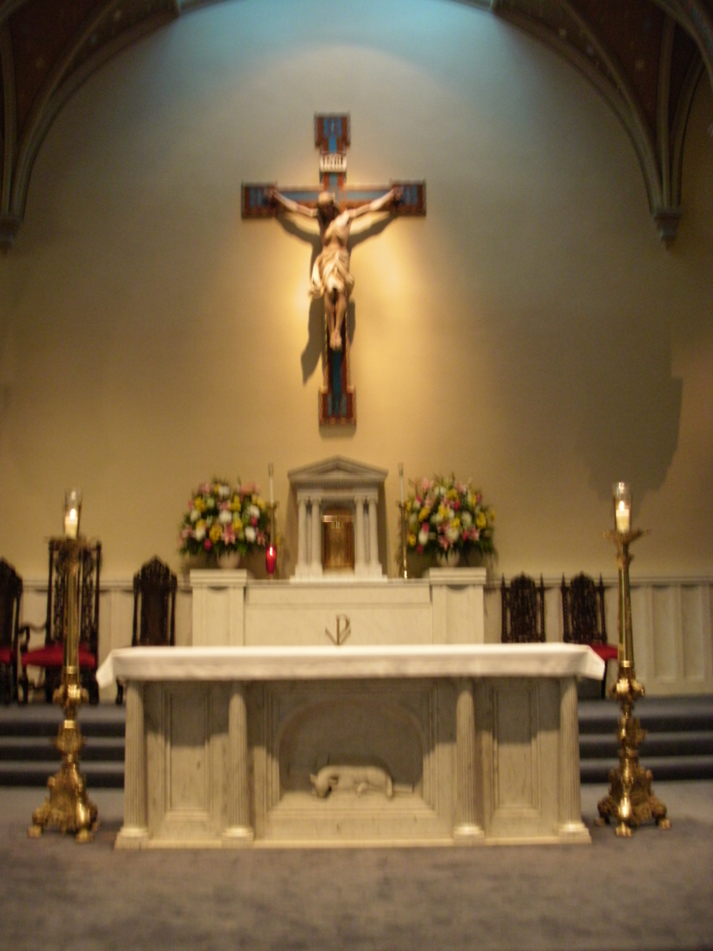 St. Marys Catholic Church altar Alexandria VA
