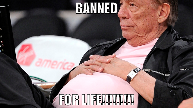 Donald Sterling Banned For Life Clippers Racist