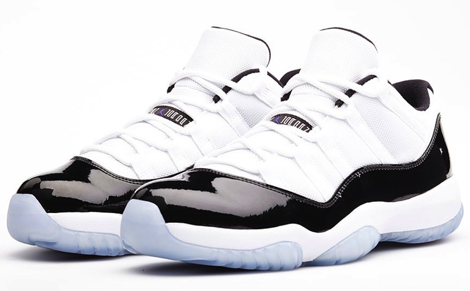 low 11s black and white