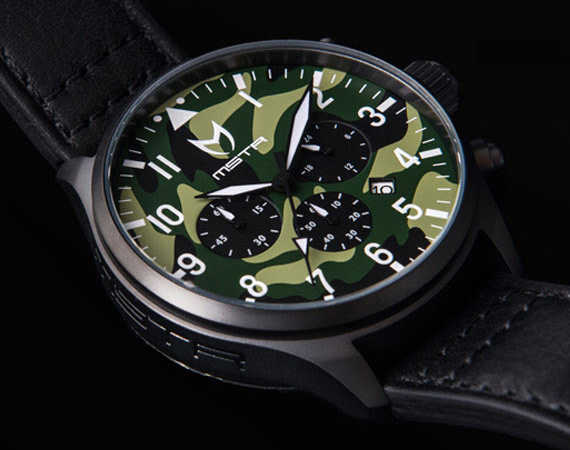 bscott mstr aviator limited edition chronograph watch