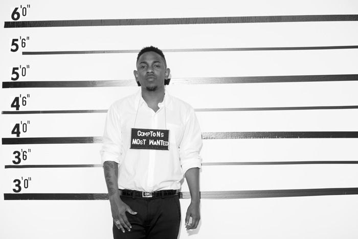 Kendrick Lamar The Source lineup police comptons most wanted black and white