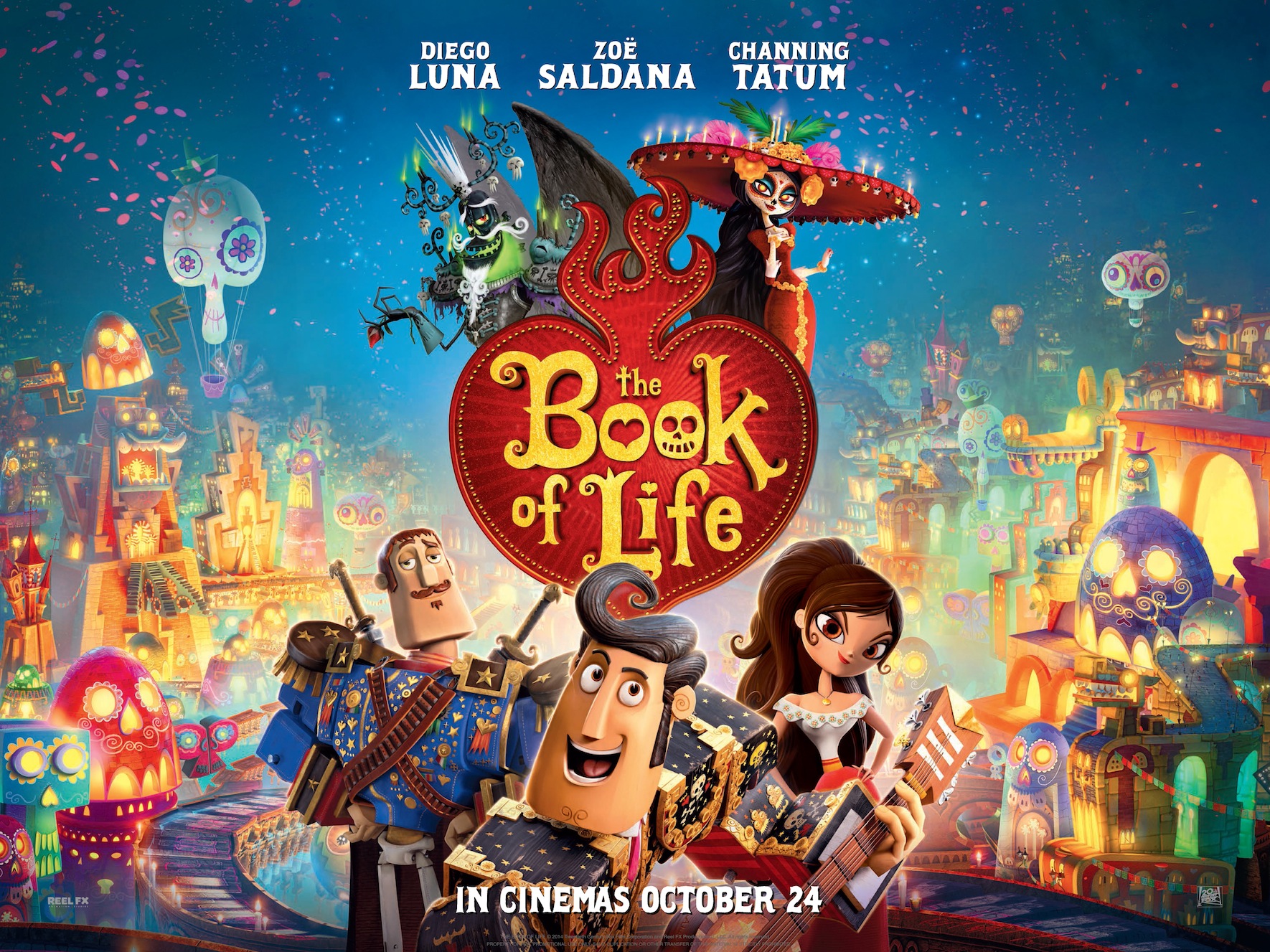 THE BOOK OF LIFE TEASER QUAD
