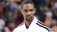 chris bosh just standing there