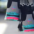 Nike Air Command Force Blk Gry Jade Pink spurs kixandthecity