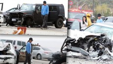 bruce jenner car crash photos
