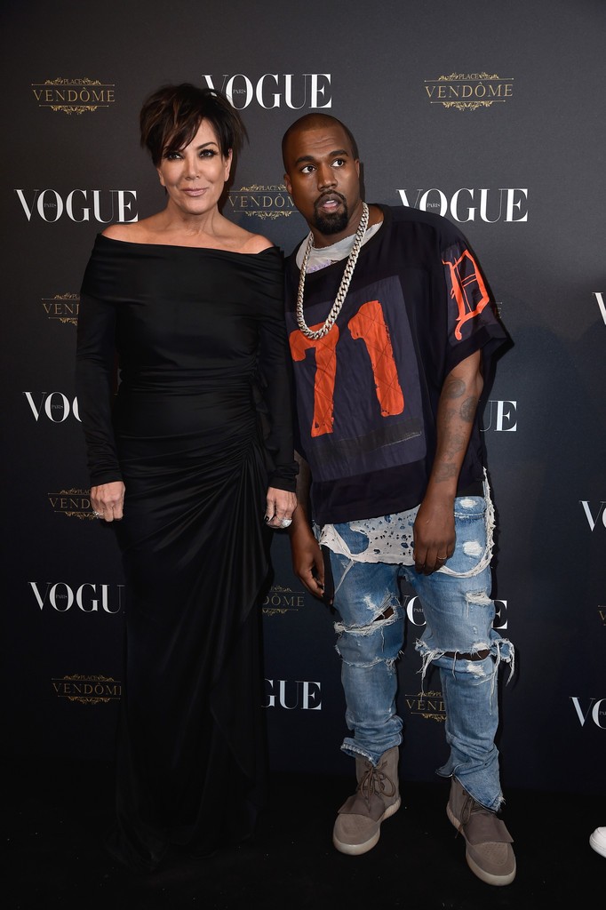 Kanye West Dries Van Noten shirt Yeezy Boost Sneakers