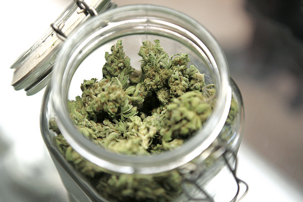 medical marijuana jar