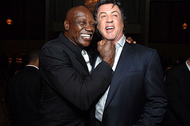 Tony Burton with Sylvester Stallone