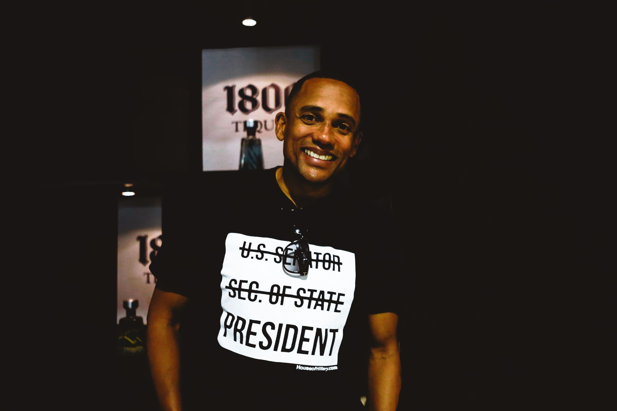 Hill Harper in  Teqila Installation