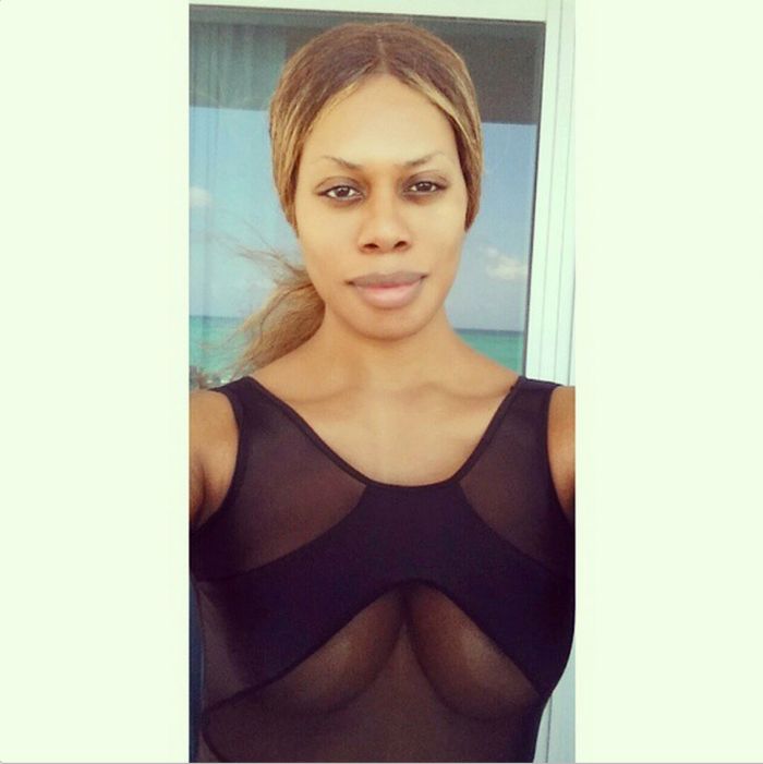 B Real Stars go All Natural Laverne Cox