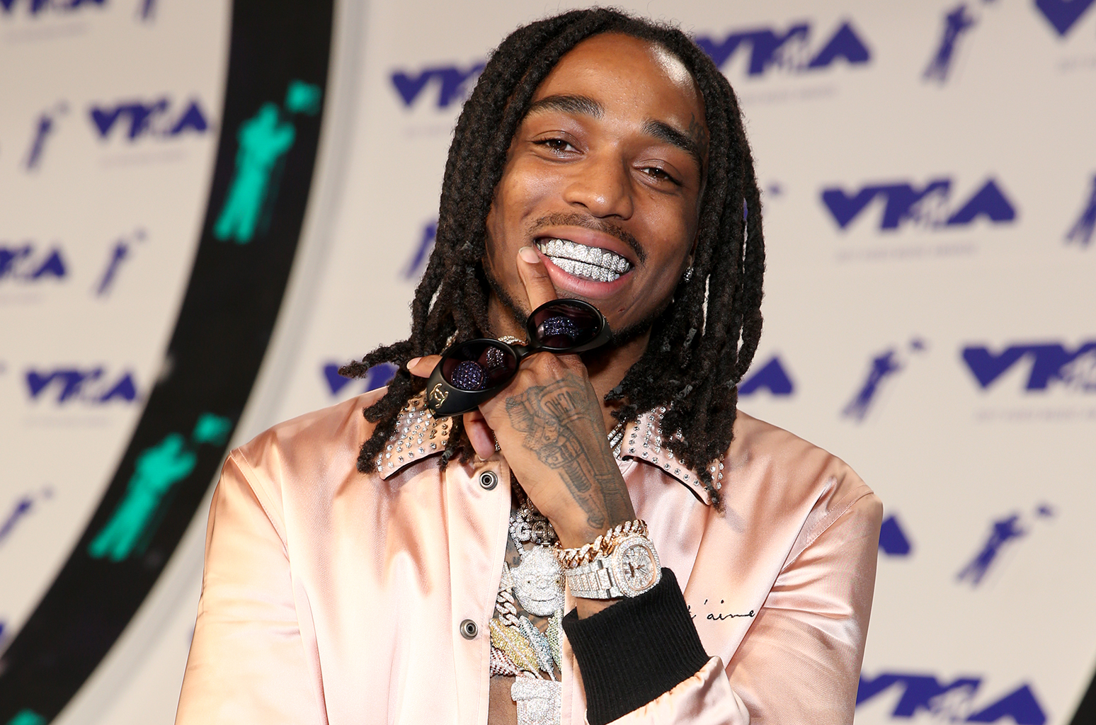 Quavo Drops Off Early Christmas Gifts to Former High School Basketball Team